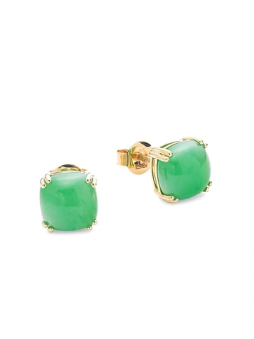 Effy 14k Yellow Gold Green May Jade Stud Earrings